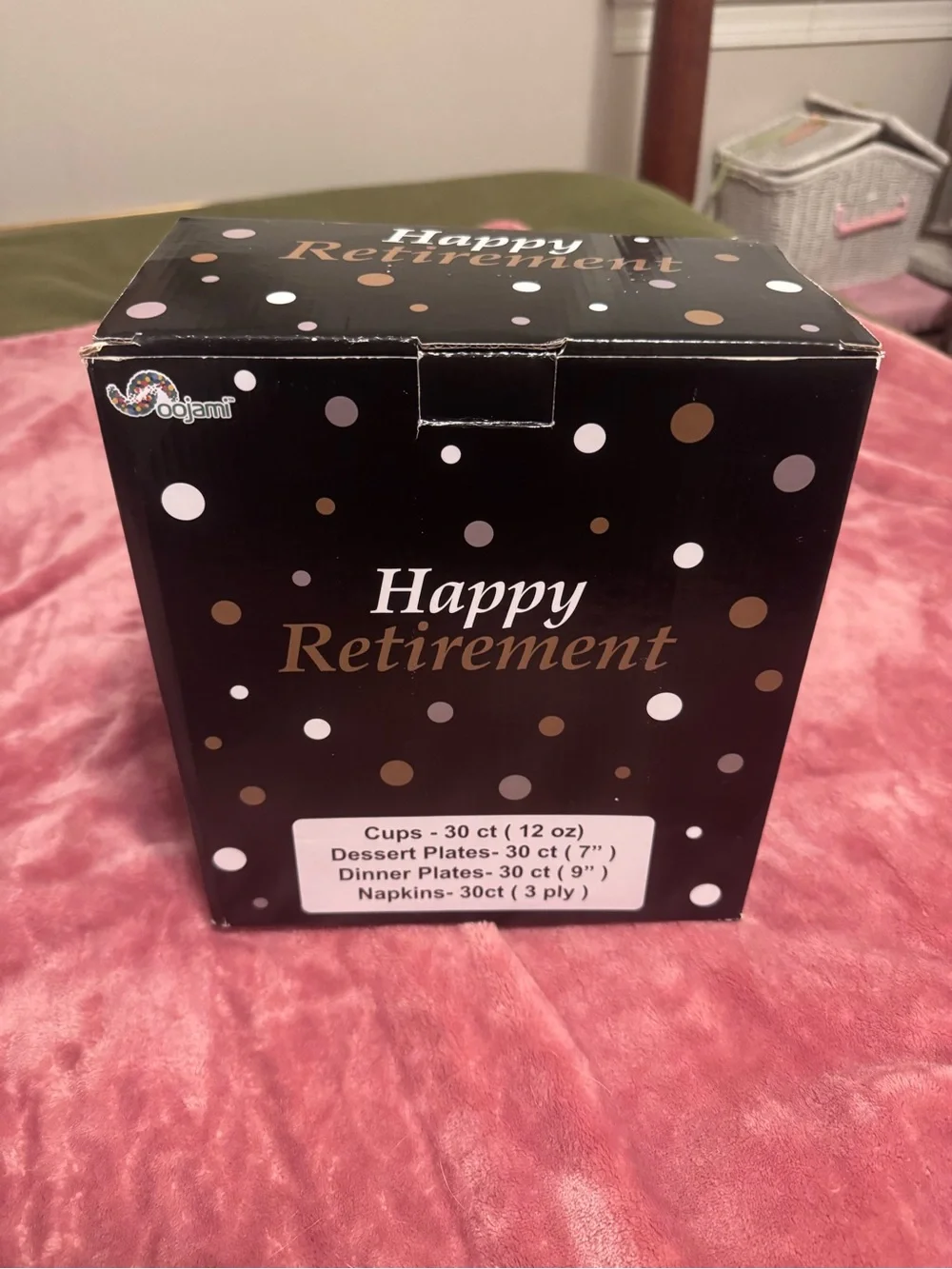 Happy Retirement Party Decor & Plates/Cups (READ full description)